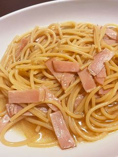 ワンパン ハムの和風スープパスタ-レシピのメイン写真