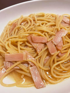 ワンパン ハムの和風スープパスタ-レシピのメイン写真