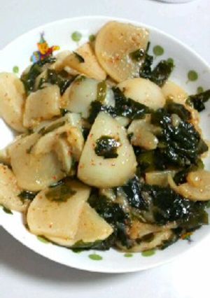 かぶとわかめの炒め物-レシピのメイン写真