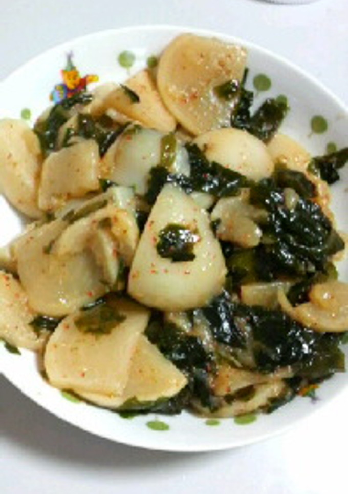 かぶとわかめの炒め物-レシピのメイン写真