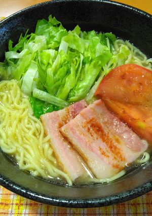 【美人レシピ】ＢＬＴラーメン-レシピのメイン写真