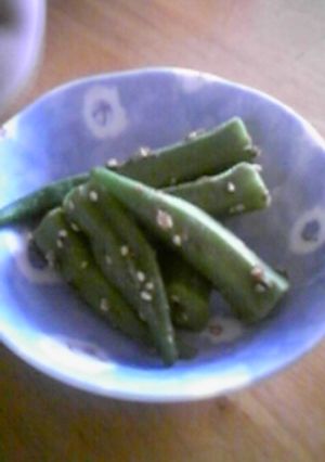 ふりかけオクラ♪-レシピのメイン写真
