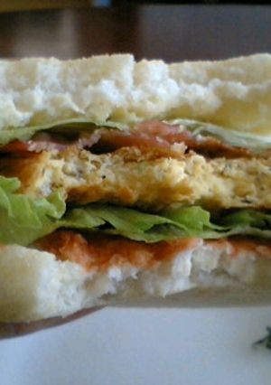 厚焼き玉子のサンドイッチ♪-レシピのメイン写真