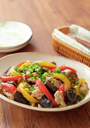 レンジで！豚バラ肉と野菜のたれ炒め風-レシピのメイン写真