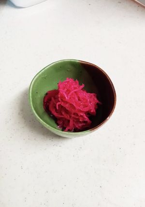 着色料ナシ！梅酢を使った紅生姜-レシピのメイン写真