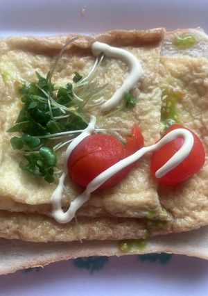 オガタの夕食　油揚げパン-レシピのメイン写真
