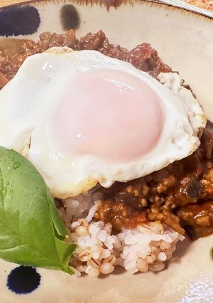 生きくらげと夏野菜のキーマカレー-レシピのメイン写真