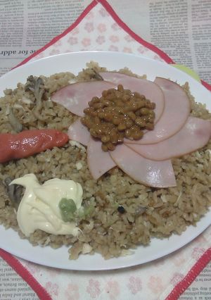 無加水鍋で鯛飯Ver.5のカフェ丼１-レシピのメイン写真