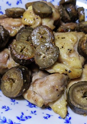 鶏もも肉とごぼうのハーブソルト焼き-レシピのメイン写真