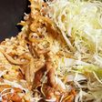 一人暮らし10分もんじゃ風豚キャベツ飯