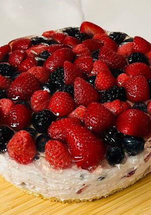 フルーツたっぷり☆ベリーのムースケーキ☆-レシピのメイン写真