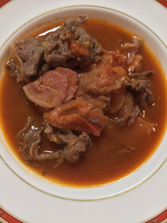 牛肉とベーコンのトマトジュース煮-レシピのメイン写真