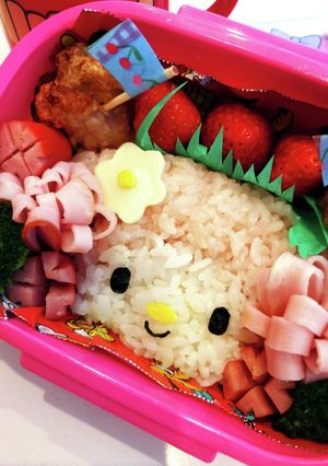 マイメロディーのお弁当　キャラ弁！-レシピのメイン写真
