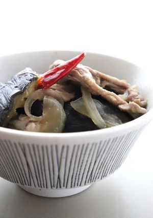 野菜がとろ～り★豚肉なす新玉ねぎの鍋しぎ-レシピのメイン写真
