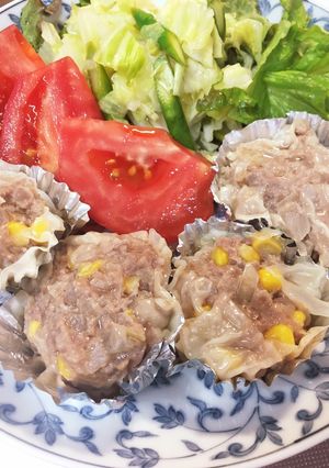 給食の「手作りシュウマイ」♡簡単カップ-レシピのメイン写真