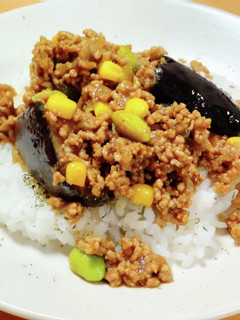 先取り❣夏野菜のキーマカレー-レシピのメイン写真