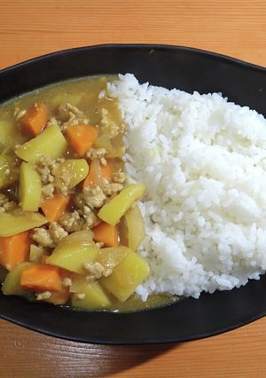 鶏ひき肉のこぶ出汁カレー-レシピのメイン写真