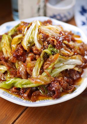 豚バラキャベツの甘辛味噌炒め☆-レシピのメイン写真