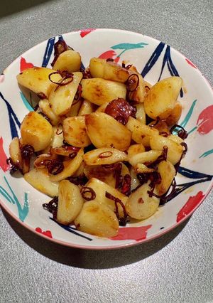 ペペロンチーノ風味の丸ごとにんにく-レシピのメイン写真