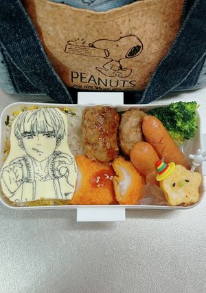 毎日高校男子弁当　ウインドブレーカー-レシピのメイン写真