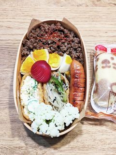 高2男子弁当!そぼろ・お稲荷サラダ♪24-レシピのメイン写真