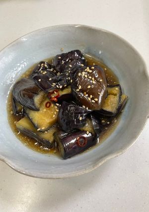 揚げナスの煮浸し-レシピのメイン写真