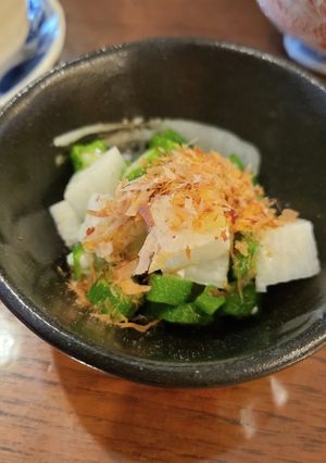 オクラと山芋のめんつゆ合え-レシピのメイン写真