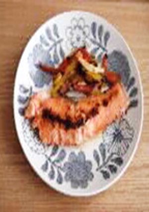鮭の塩麹焼き（付合せ付き）-レシピのメイン写真
