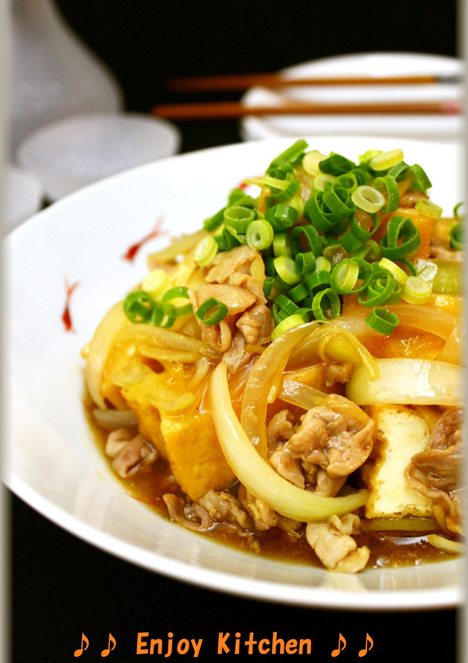 厚揚げと豚肉のとろ～り甘酢炒め-レシピのメイン写真