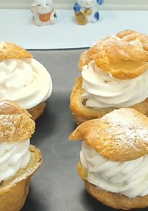 卵とオイルだけで作るシュークリーム-レシピのメイン写真