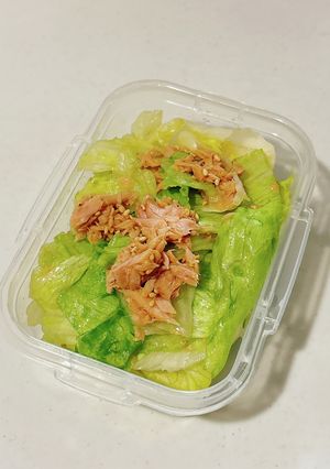 簡単おいしいレタスツナ-レシピのメイン写真