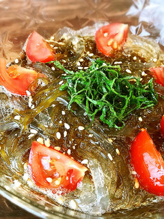 おだしで食べる☆もずく心太☆ところてん-レシピのメイン写真