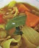 かぼちゃの肉じゃが風カレー煮