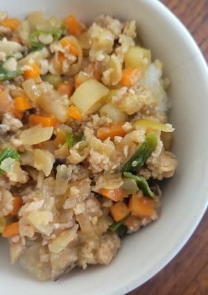 ジャージャー丼/七尾給食-レシピのメイン写真