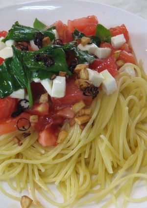 フレッシュトマトのパスタ☆かけるだけ-レシピのメイン写真