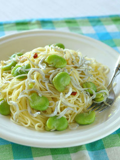 釜揚げしらすとそら豆のスパゲッティ-レシピのメイン写真