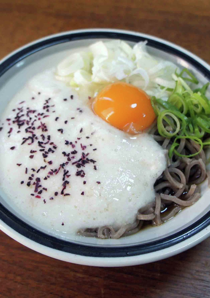 梅肉とろろ蕎麦-レシピのメイン写真