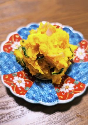 ベビーチーズ入り*かぼちゃサラダ-レシピのメイン写真