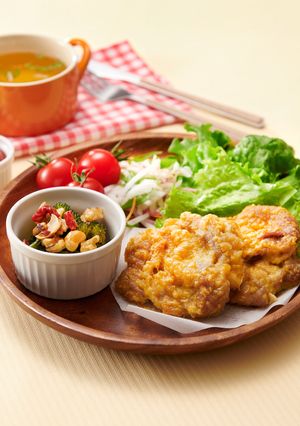 豚肉のピカタとブロッコリーのナッツ和え-レシピのメイン写真