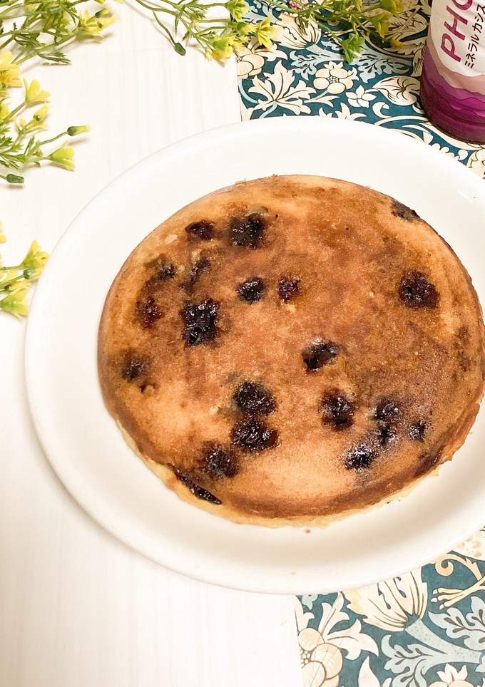 炊飯器で！ブルーベリー米粉ケーキ-レシピのメイン写真