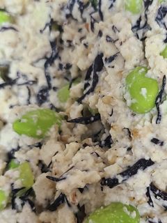 ひじきと枝豆の簡単白和え-レシピのメイン写真