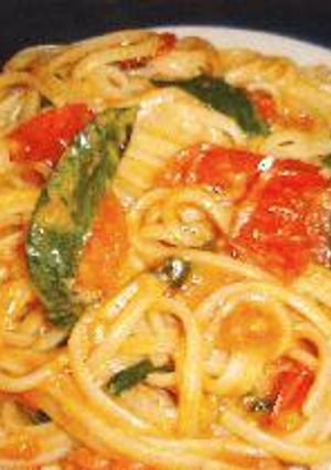 ロベルト君のパスタ Linguine ai pomodorini!-レシピのメイン写真