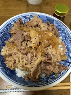 我乃家の牛丼(ツユだく、大盛り)-レシピのメイン写真