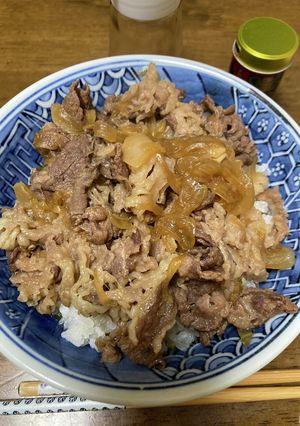 我乃家の牛丼(ツユだく、大盛り)-レシピのメイン写真