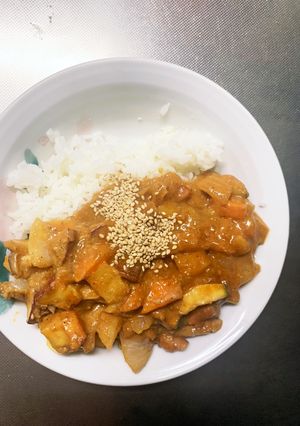 お一人様☆レンジ簡単オイシチューライス-レシピのメイン写真