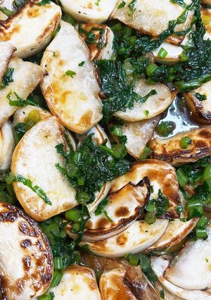 焼きカブの麺つゆマリネ-レシピのメイン写真