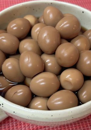 韓国⭐︎シンプル・うずらの卵煮-レシピのメイン写真
