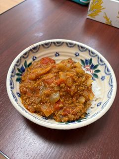 トマト缶で作る簡単キーマカレー-レシピのメイン写真