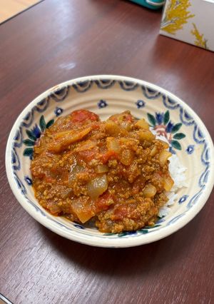 トマト缶で作る簡単キーマカレー-レシピのメイン写真