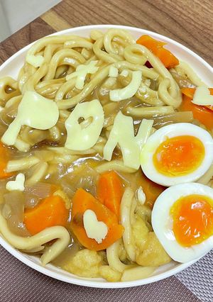 だし香るカレーうどん♪5/29-レシピのメイン写真